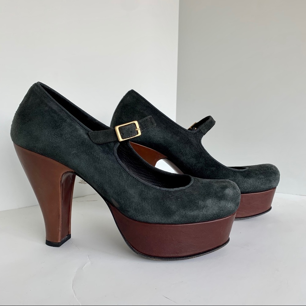 Chie Mihara DUENDE Platform Mary Jane Heel. SZ 40